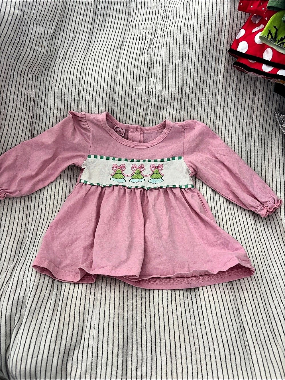 Isla Grace Embroidered Casual Dress in Pink Like New